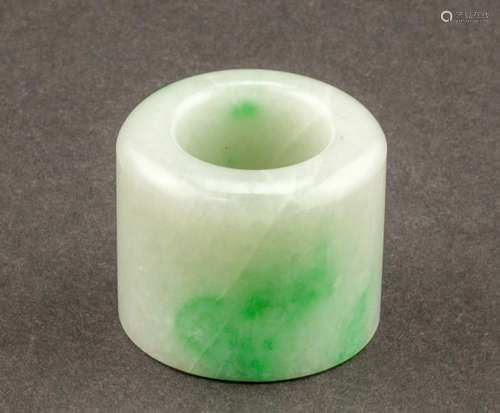 Chinese Antique 19TH Jadeite Thumb Ring