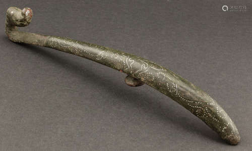 Chinese Antique Bronze Garment Hook