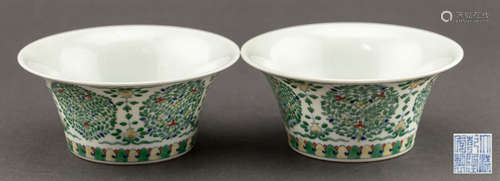 Chinese Qing Dynasty Antique Doucai Porcelain Bowl