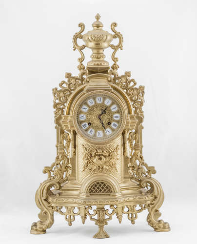 Antique Gilt Bronze Clock