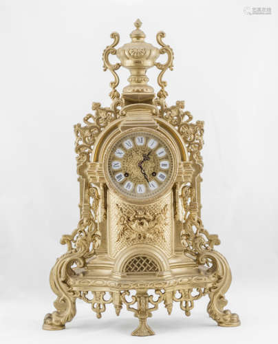 Antique Gilt Bronze Clock