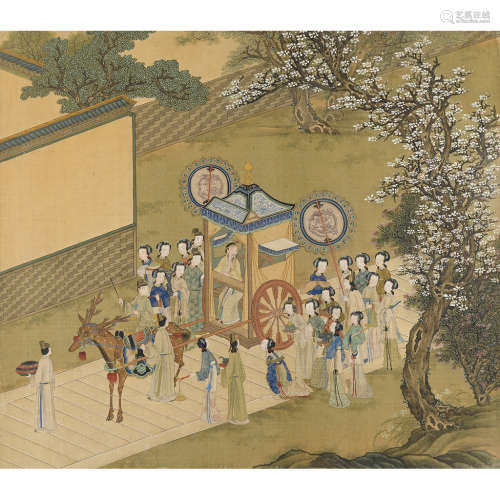CHINESE SCHOOL (18TH CENTURY) EMPEROR GAOZONG AND EMPRESS WU