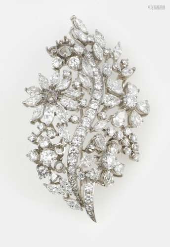 A diamond brooch
