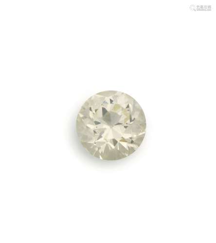 Unmouted brilliant-cut diamond weighing 1,05 carats