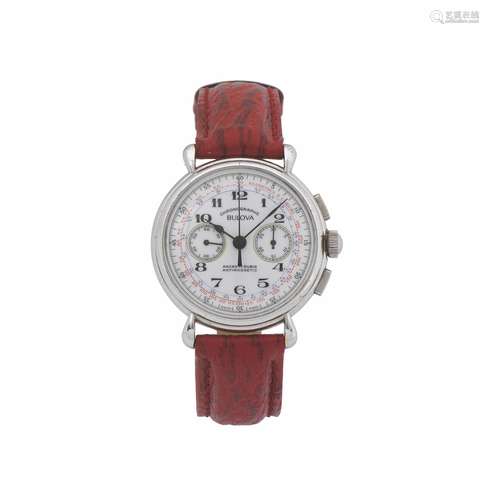 BULOVA, Chronographe, Antimagnetic, stainless steel chronograph wristwatch.