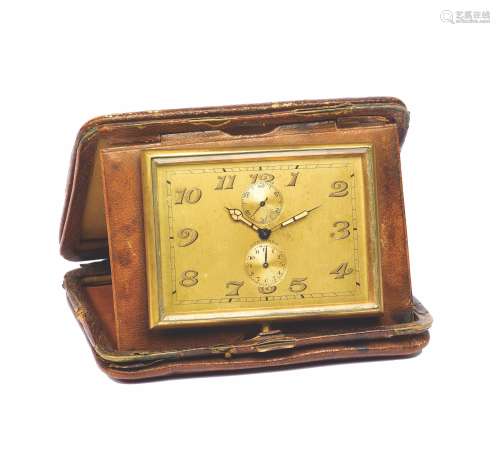 LONGINES, Folding Alarm Clock,  No. 4568716. Made in the 1920's.