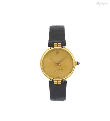 AUDEMARS PIGUET, 18K yellow gold lady's wristwatch with an 18K buckle. Made circa 1970