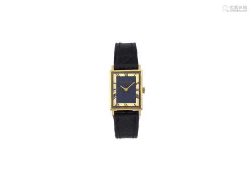 Jaeger LeCoultre, case No. 1327264, 18K yellow gold wristwatch with original buckle. Made circa 1960