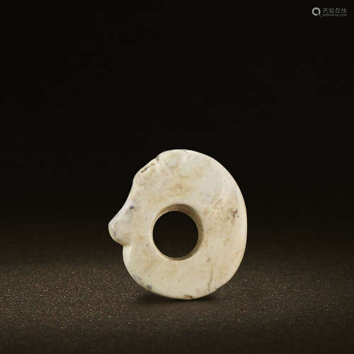 新石器时代 良渚文化    玉龙胎