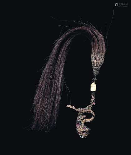 A root flyswatter, China, Qing Dynasty, 19th century
