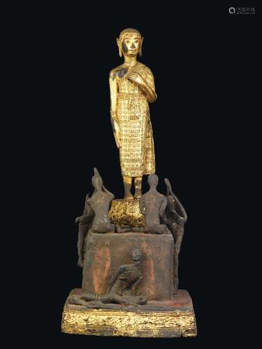 A gilt bronze 