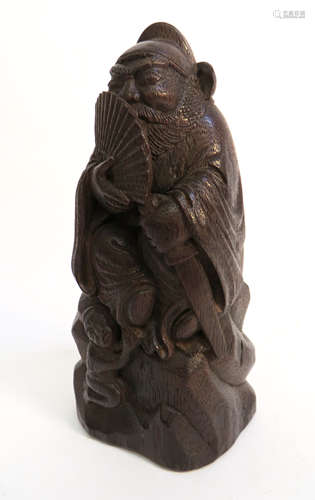 Chen Xiang Wood Carved Zhong Kui Figure