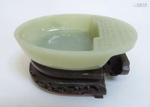 White Jade Brush Washer