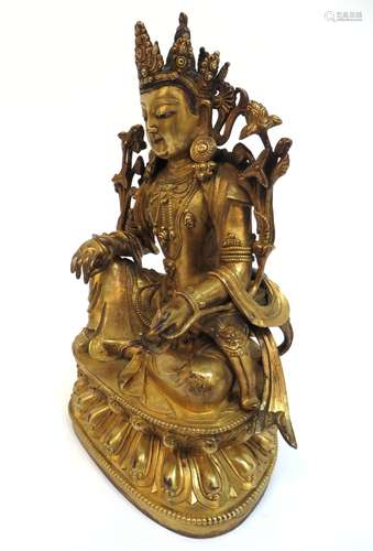 Gilt Bronze Guanyin