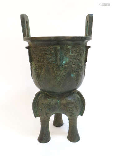 Chinese Cast Bronze Censer