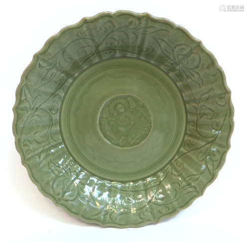 Ming Dynasty Longquan Celadon Charger