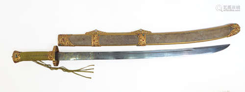 Shark Skin Qianlong War Sword