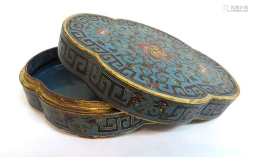 19th C. Cloisonne Box