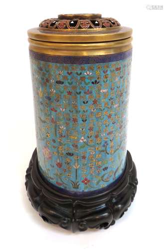 19th Century Cloisonne Censer