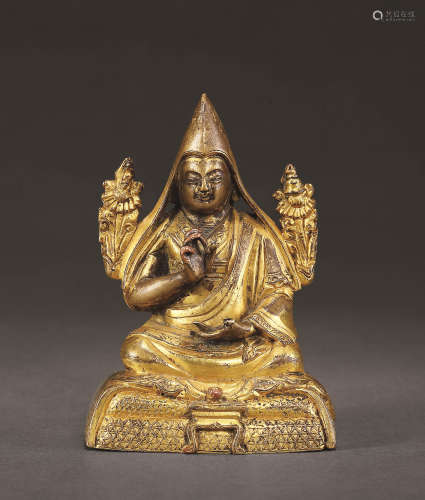 十八世紀 二世的哲布尊丹巴 黃銅