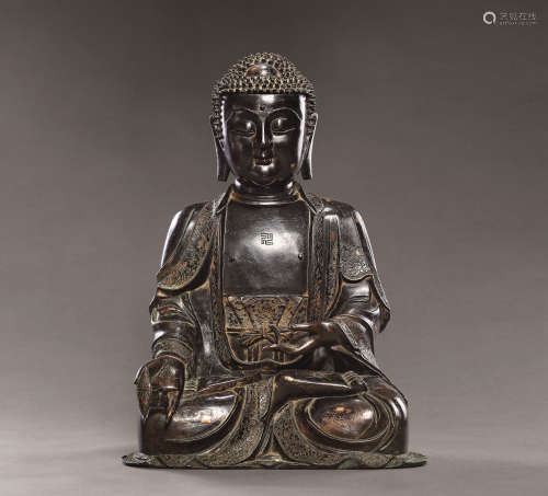 十六世紀 藥師佛 漢地 銅鎏金
