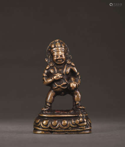 十四世紀 黑財神 西藏 銅