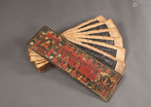 十八世紀 經書（覺囊派賢劫經）藏東藏紙