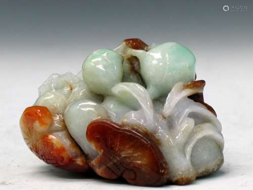 Chinese Natural Jadeite Carving