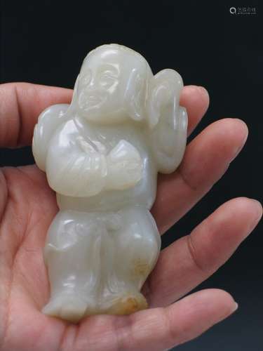 Chinese White Jade Carving