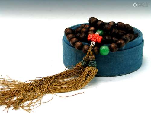 Chinese Chenxiangmu Beads Prayer's Necklace