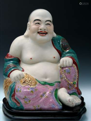 Chinese Famille Rose Porcelain Hotei