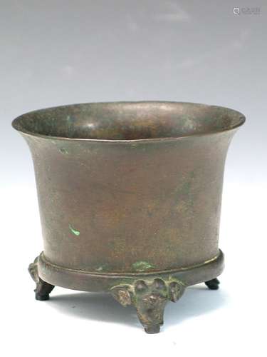 Chinese Bronze Incense Burner.