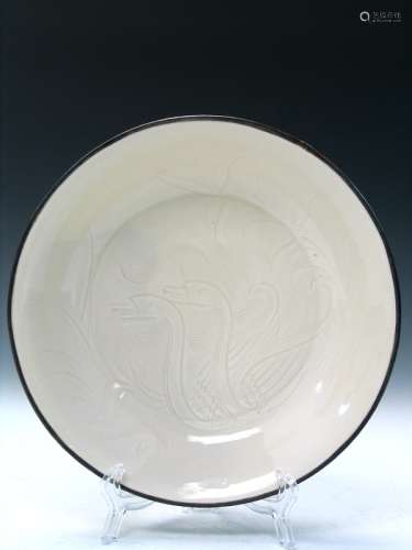 Chinese Ding Ware Porcelain Dish