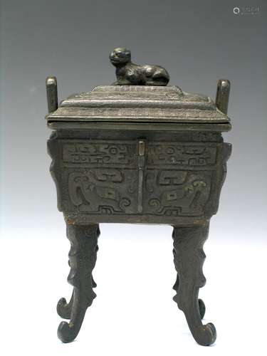 Chinese Brone Incense Burner