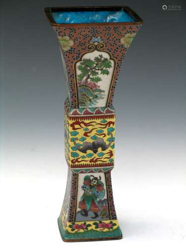 Chinese Cloisonne Gu.