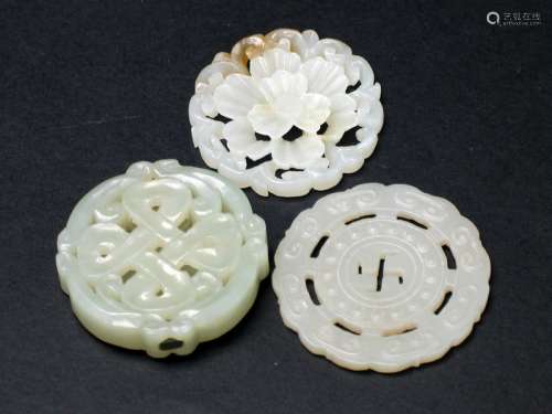 Three Chinese Jade Carvings