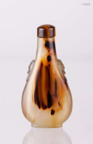 Chinese Agate Snuff Bottle