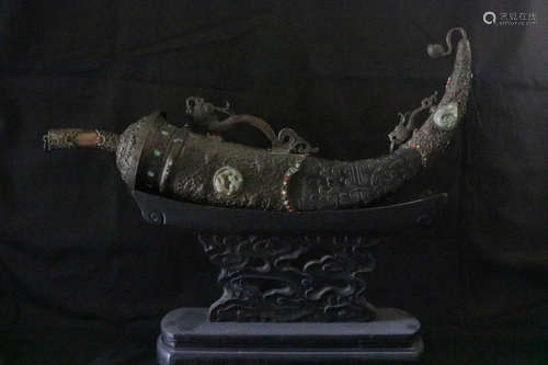 Chinese Republic Period Tibetan Large Dagger