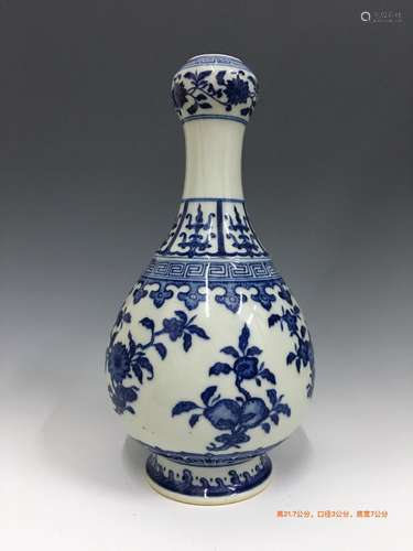 Chinese Blue/White Porcelain Vase