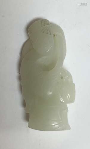 19th C. Chinese Jade Carved Figural