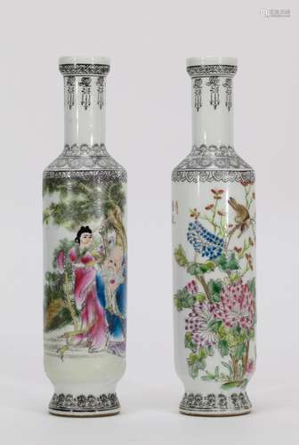 Qing Dynasty Chinese Porcelain Vases