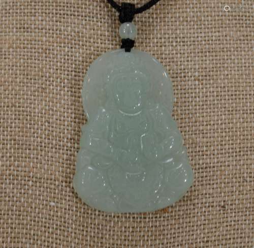 Chinese Jadeite Carved Pendant