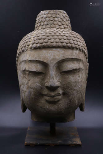 Chinese Ancient Stone Carving of Buddha Bead