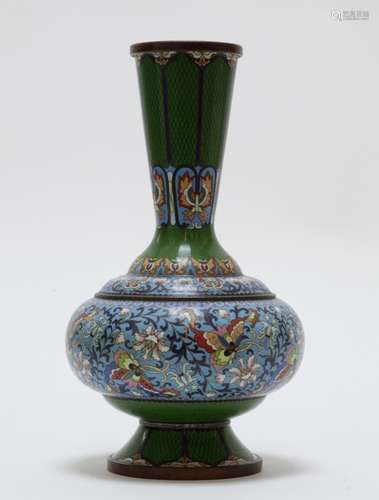 Chinese Enamel Bronze Vase