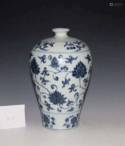 Chinese Blue/White Porcelain Vase