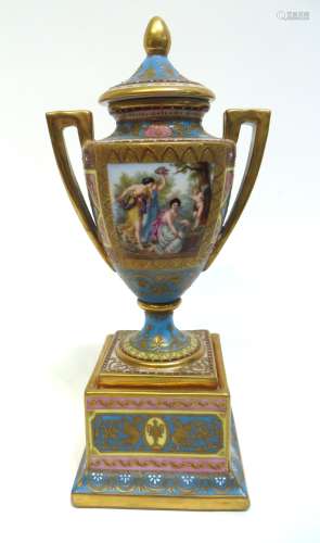 Austrian Porcelain Urn