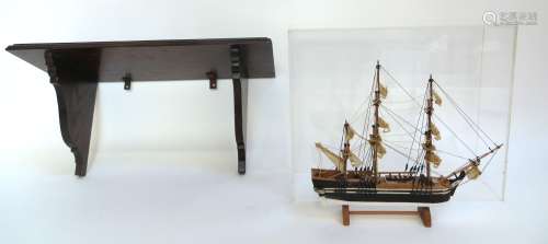 Small Model Sailing Ship