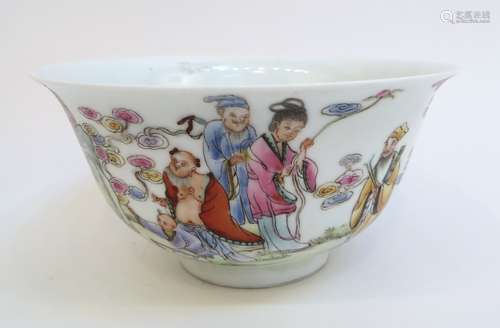 Guangxu Famille Verte Bowl