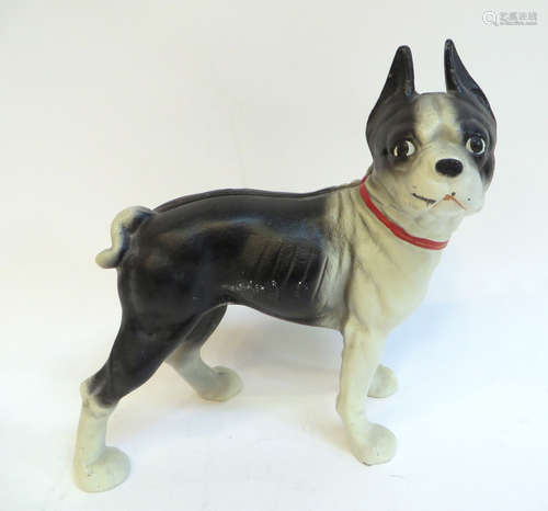 Cast Iron Boston Terrier Doorstop