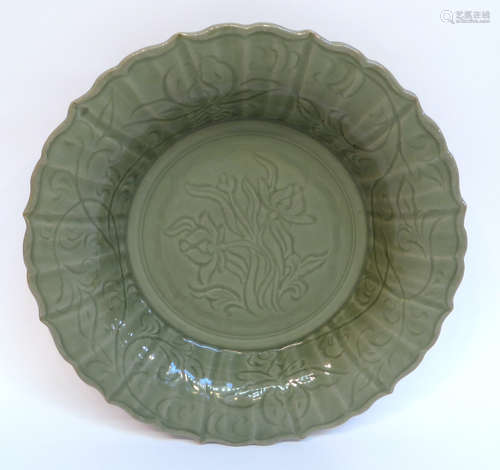 Ming Dynasty Celadon Charger